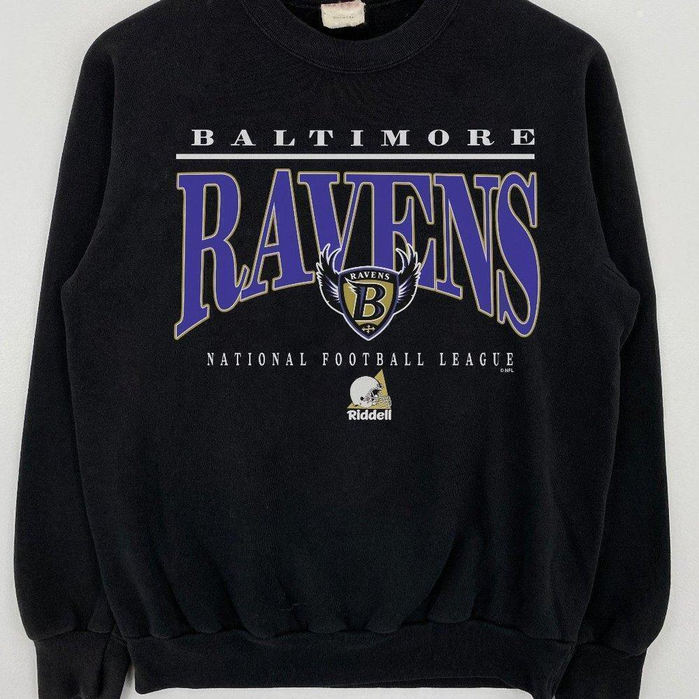 Baltimore Ravens Logo Football CrewSweatshirt